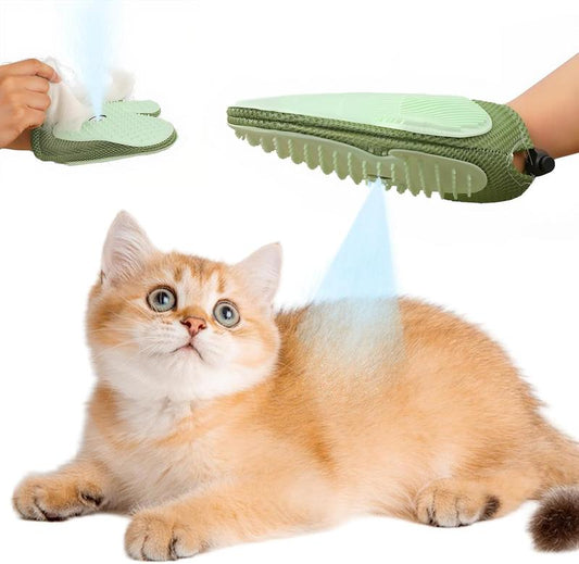 3-in-1 Pet Grooming Glove πΎβ¨ β Rechargeable Brush for Shedding, Lint Removal & Grooming Cats/Dogs πΆπ±