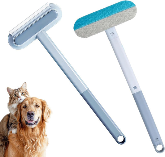 Multifunctional Pet Hair Remover ๐พ โ Extra-Long Handle, Washable & Perfect for Furniture, Clothes, Bedding & More! ๐๏ธ๐๐๏ธ