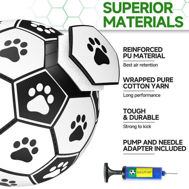 Dog Soccer Ball ⚽🐶 – Durable Interactive Toy with Straps for Tug-of-War, Water Play 💦 & Perfect Puppy Gifts 🎁