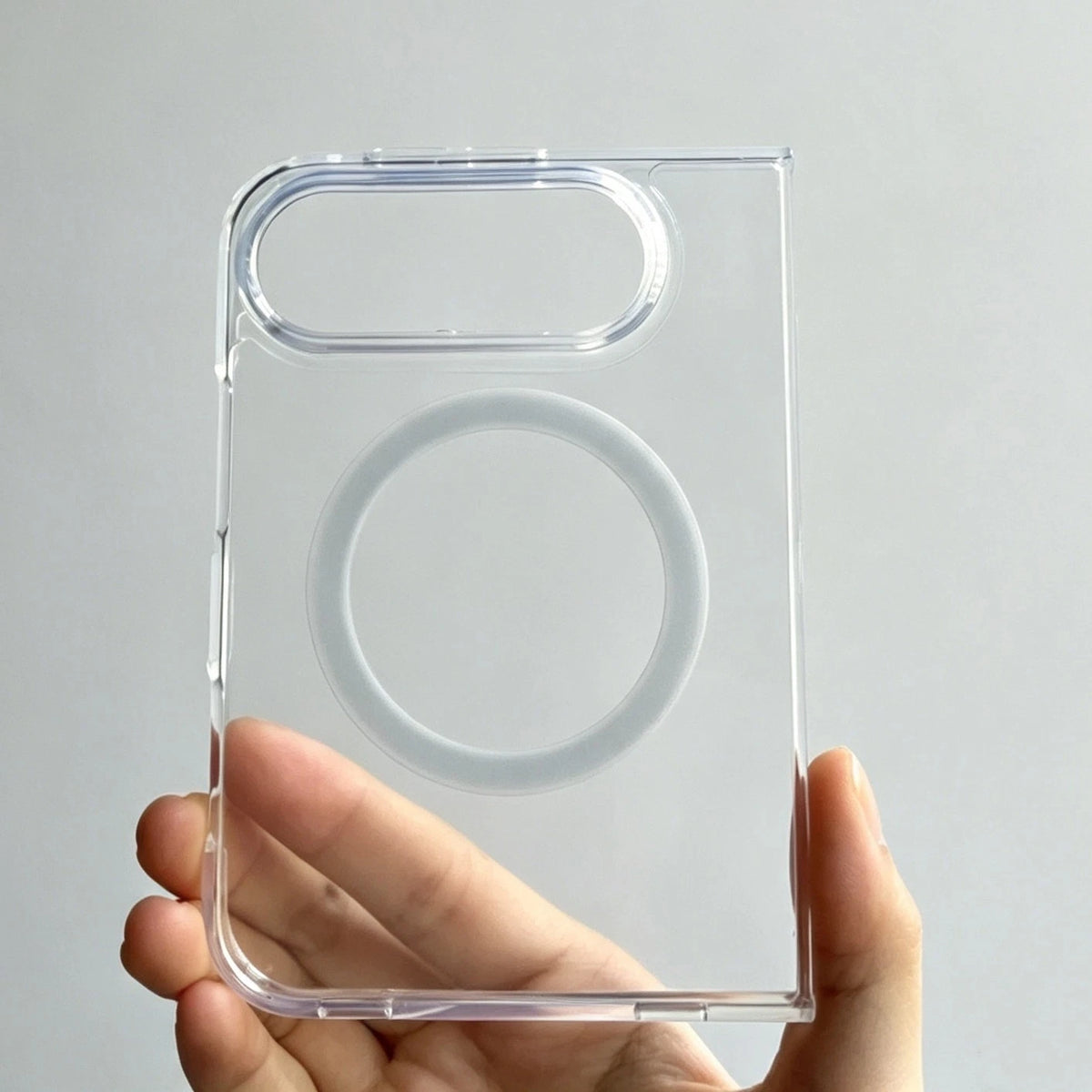 For Apple iPhone Duo (2026) Slim Fit Shockproof Clear Mag Safe Hard Case Cover
