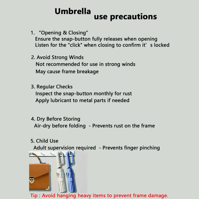Automatic Folding Umbrella, 1 Count/60pcs Portable Rain Umbrella with Loop Buckle, Windproof & Waterproof Umbrella for Men & Women #GLOBAL PICKS