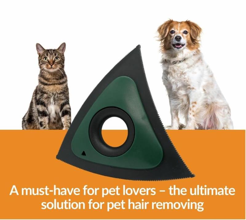 Pet Hair Removal Broom 🧹🐾 – Deep Clean for Car, Couch & Carpet | Edge & Corner Detailer ✨