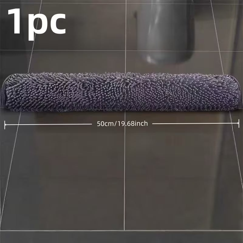 1pc Flat Mop Head Replacement Cover - Microfiber Scouring Cloth, Efficient Dust And Hair Absorption, No Dead Corners, Thickened Non-Shedding, Easy to Clean And Machine Washable, Super Absorbent, Reusable - Suitable for Bedroom, Living Room, Kitchen