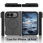 For Apple iPhone Duo (2026) Slim Fit Shockproof Matte Mag Safe Fold Case Cover