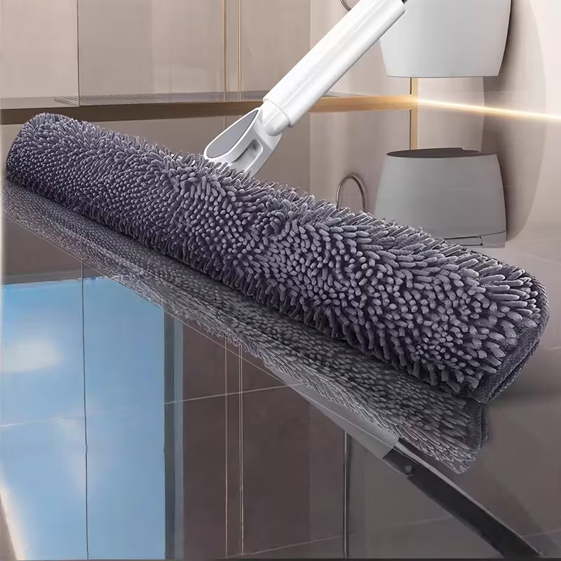 1pc Flat Mop Head Replacement Cover - Microfiber Scouring Cloth, Efficient Dust And Hair Absorption, No Dead Corners, Thickened Non-Shedding, Easy to Clean And Machine Washable, Super Absorbent, Reusable - Suitable for Bedroom, Living Room, Kitchen