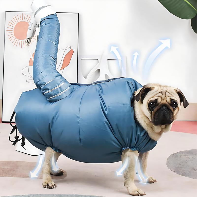 Dog Drying Bag 🐶💨 – Quick-Dry, Portable & Hands-Free Grooming Towel for Bath, Travel & More!