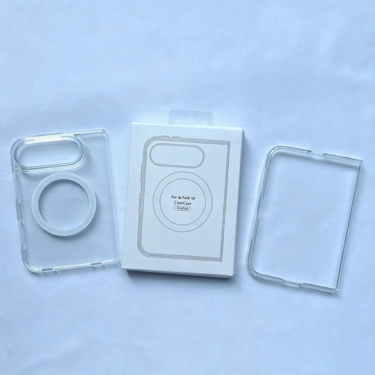 For Apple iPhone Duo (2026) Slim Fit Shockproof Clear Mag Safe Hard Case Cover