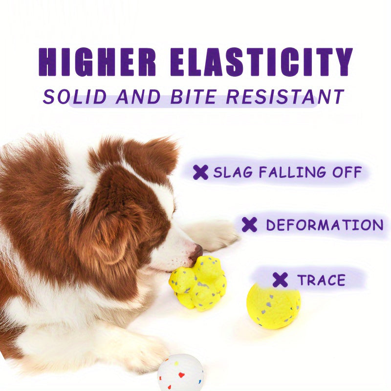 Indestructible Dog Chew Ball – Durable E-TPU Toy for Aggressive Chewers, Floating Fetch Ball, Teeth Cleaning for All Dogs