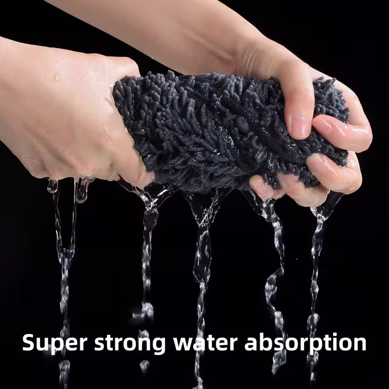 1pc Flat Mop Head Replacement Cover - Microfiber Scouring Cloth, Efficient Dust And Hair Absorption, No Dead Corners, Thickened Non-Shedding, Easy to Clean And Machine Washable, Super Absorbent, Reusable - Suitable for Bedroom, Living Room, Kitchen