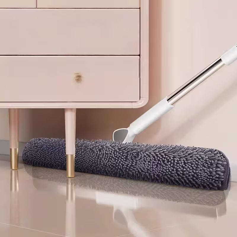 1pc Flat Mop Head Replacement Cover - Microfiber Scouring Cloth, Efficient Dust And Hair Absorption, No Dead Corners, Thickened Non-Shedding, Easy to Clean And Machine Washable, Super Absorbent, Reusable - Suitable for Bedroom, Living Room, Kitchen