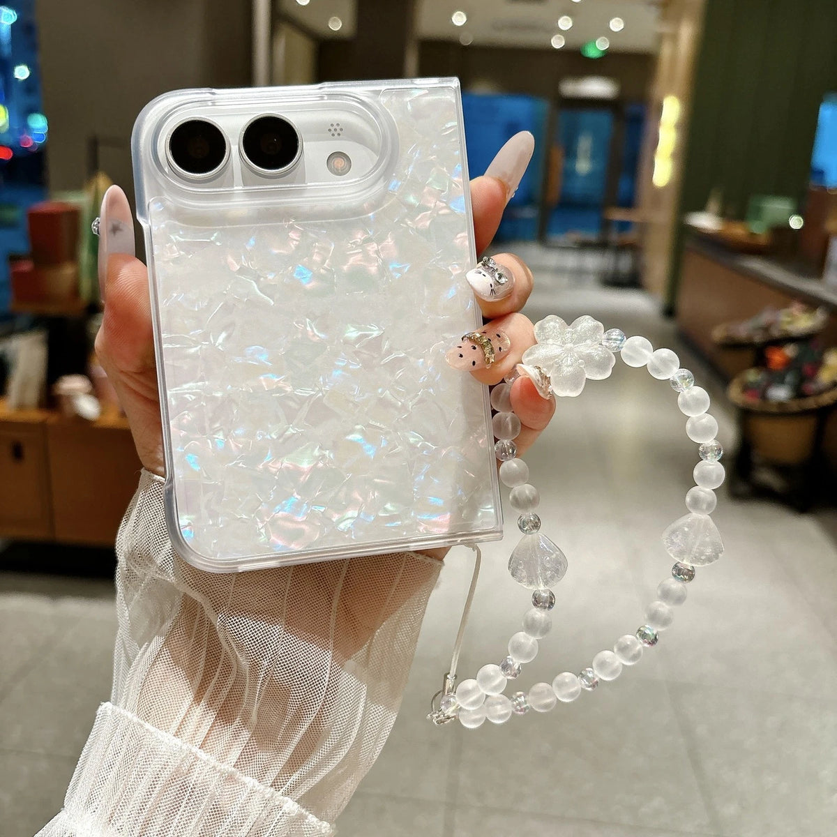Shockproof Fold Case Shell Texture Slim Hard Cover For Apple iPhone Duo (2026)
