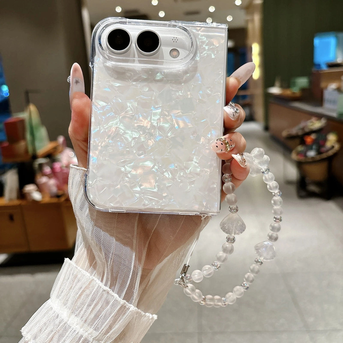 Shockproof Fold Case Shell Texture Slim Hard Cover For Apple iPhone Duo (2026)