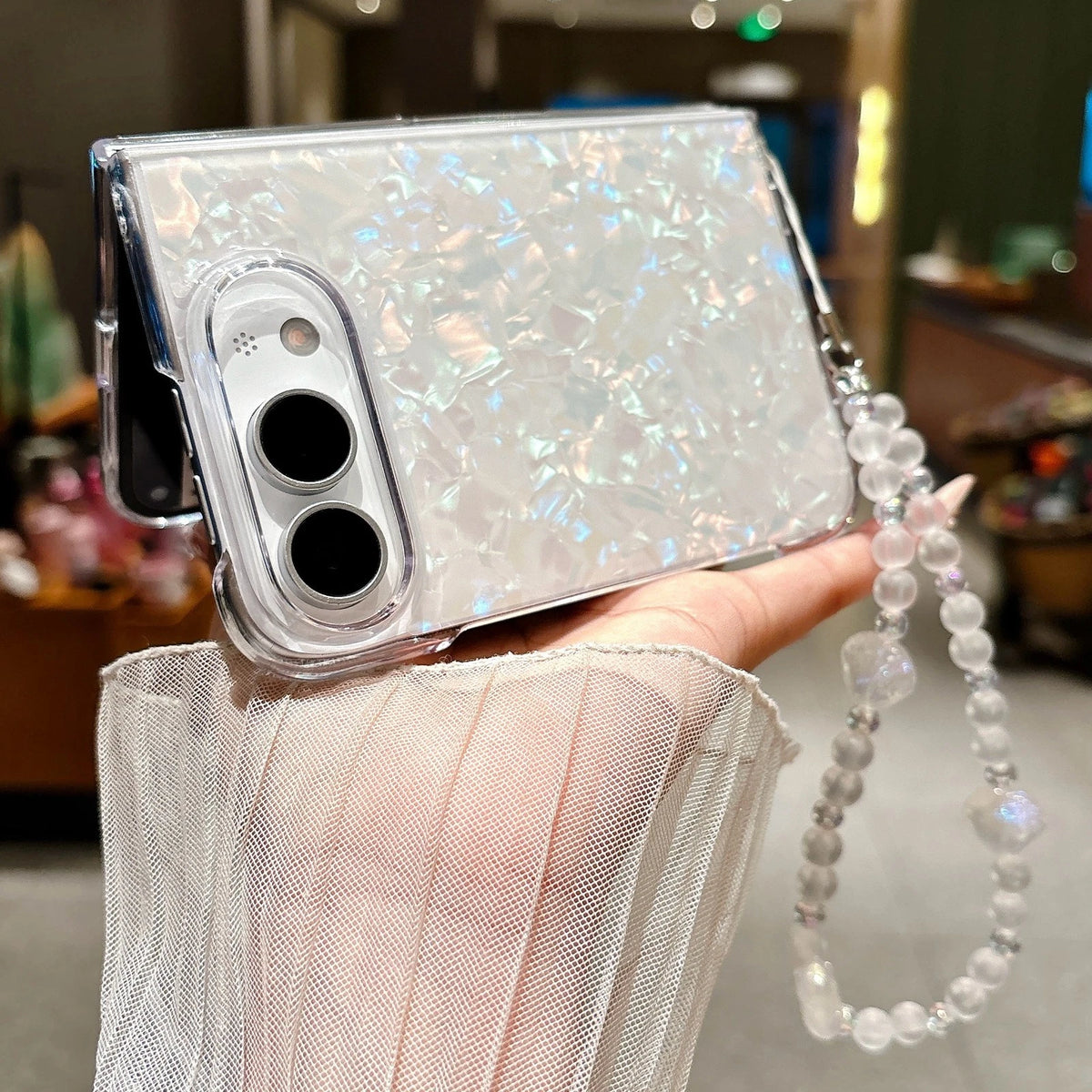 Shockproof Fold Case Shell Texture Slim Hard Cover For Apple iPhone Duo (2026)